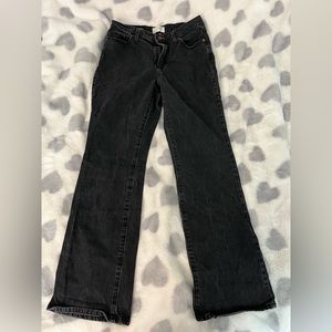 Universal thread black wash boot cut jeans